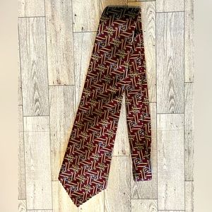 Vintage Robert Talbott Tie Best‎ of Class Burgundy Paisley Handmade 100% Silk